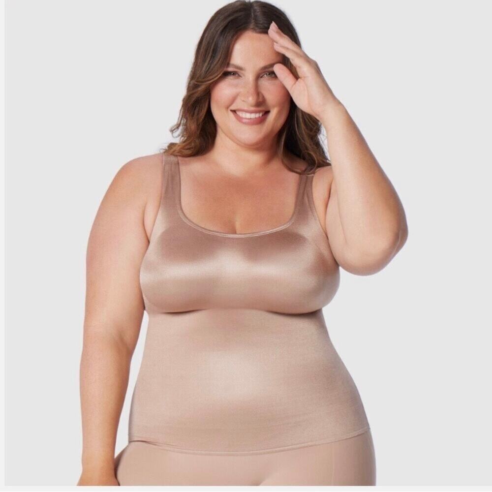 Ruby Ribbon Simply Smooth Cami Fawn Style 3072 Si… - image 1